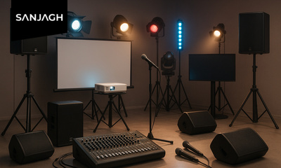 کرایه وسایل صوتی، تصویری، روشنایی